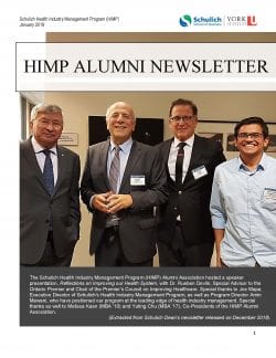 HIMP Alumni Newsletter cover image
