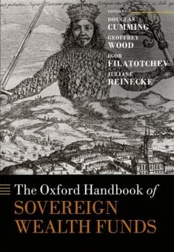 Book Cover. The Oxford Handbook of Sovereign Wealth Funds.