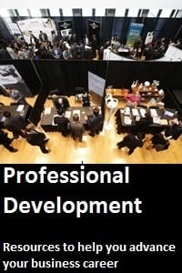 Professional Development. Resources to help you advance your business career button.