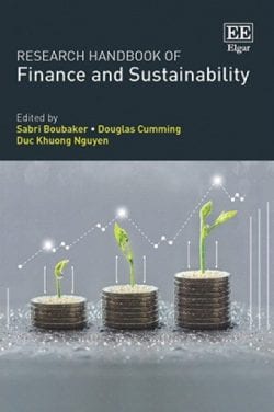 Book cover. Research Handbook of Finance and Sustainability.