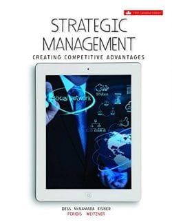 Book cover. Strategic Management: Creating Competitive Advantages (5th edition)