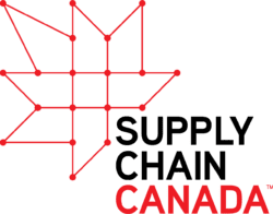 Supply Chain Canada Black and Red Logo