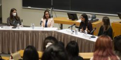 The alumnae panel fields questions at Schulich's 2022 Women in Business Networking Event