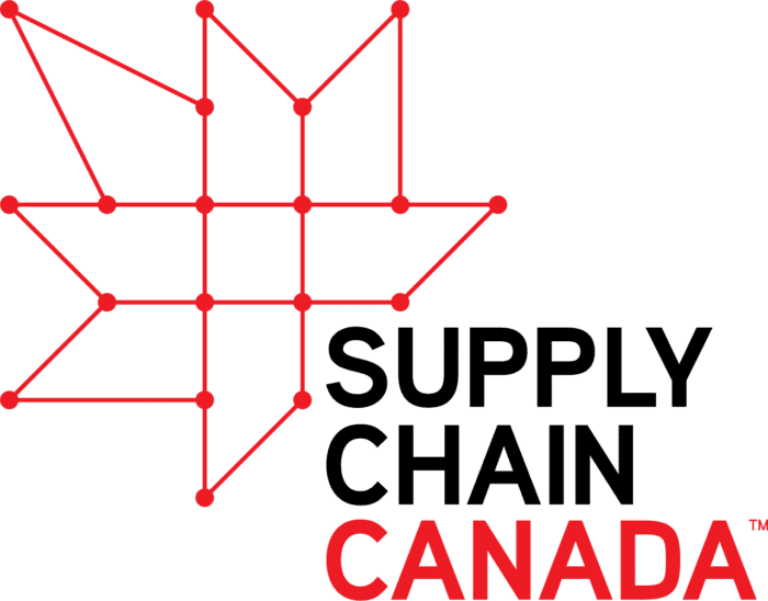 Supply Chain Canada Logo, red and black