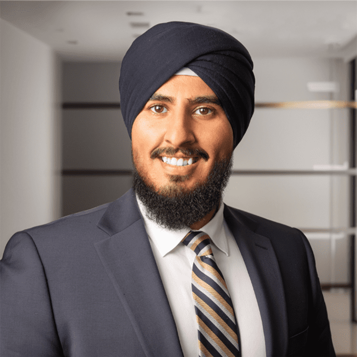 Jaskaran Grewal Lawyer and social entrepreneur BSc ’17, Faculty of Science MMgt ’18, Schulich School of Business 